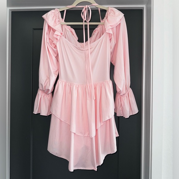 Pink Ruffled Dress - Picture 3 of 3